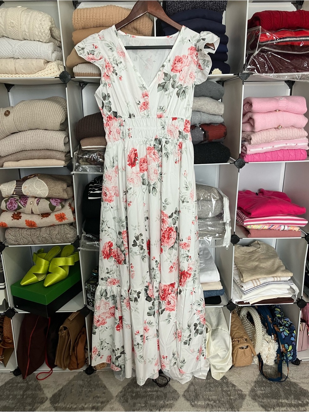 NWOT Floral Maxi Dress